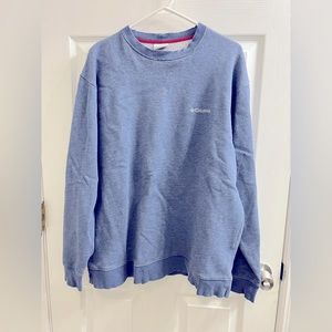 COLUMBIA oversized pullover sweater in blue